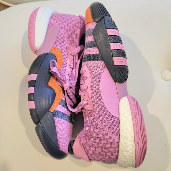 NWT Men Shoes Adidas  Trae Young 2 Athletic Adaptive Fit Sock SCK360 SZ 9 Purple